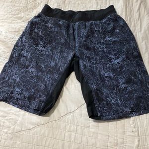 Men lululemon shorts liner less